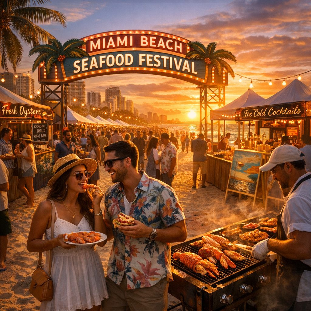 South Florida weekend guide, Miami Beach events, Wynwood Art Walk, family activities Miami, Miami Glow style, 3D cinematic blog header